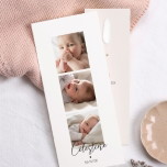 Faire-part de baptême personnalisés fille