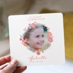 Faire-part de communion fille