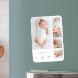 Faire-part de naissance magnet