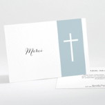 Cartes de remerciements décès personnalisées simple