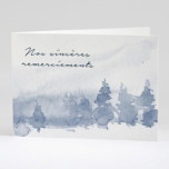 Cartes de remerciements décès personnalisées paysage