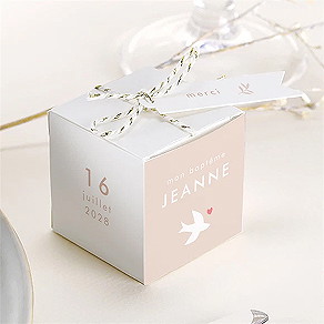 Boîte à dragées Baptême