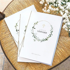 Livret de messe Baptême