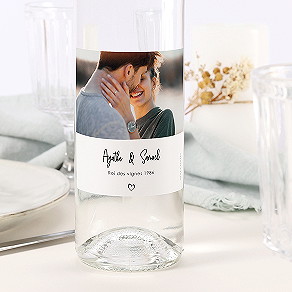 Étiquette bouteille Mariage