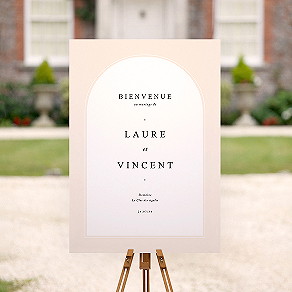 Panneau bienvenue Mariage
