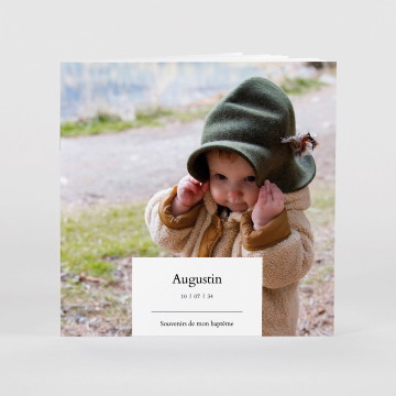 Mini-album photo baptême