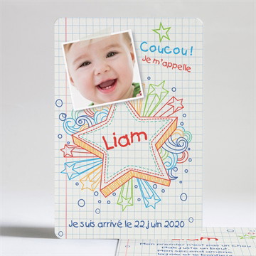 Faire-part naissance coucou