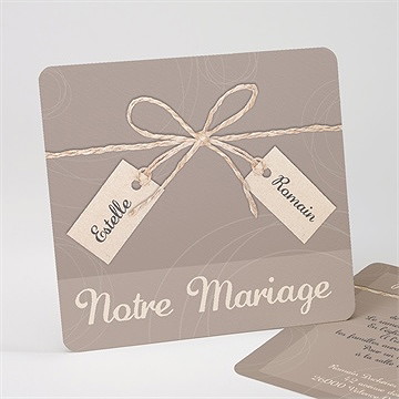 Faire-part mariage le duo