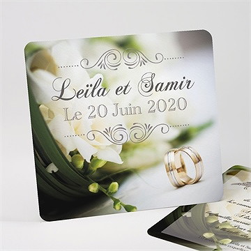 Faire-part mariage nos alliances