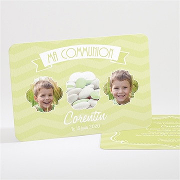 Faire-part communion en famille