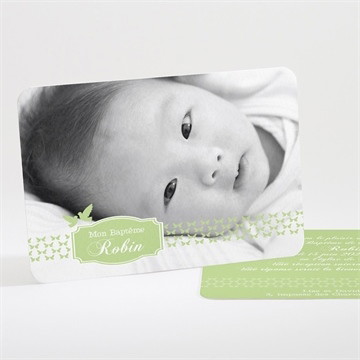 Faire-part de baptême une envolée