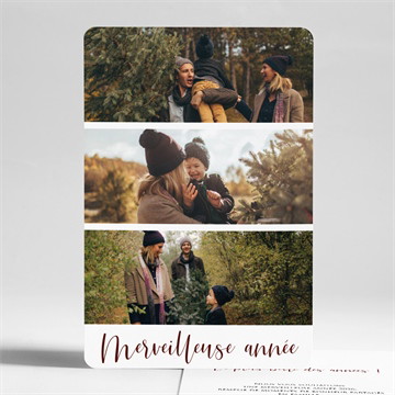 Carte de voeux tranches de vie