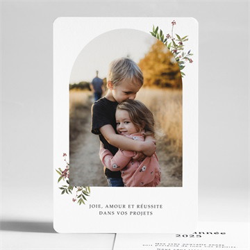 Carte de voeux joie amour et réussite