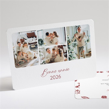 Carte de voeux santé et félicité