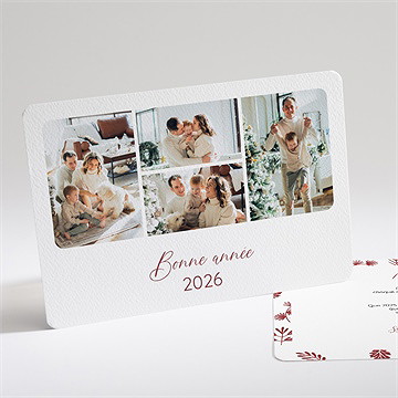 Carte de voeux santé et félicité