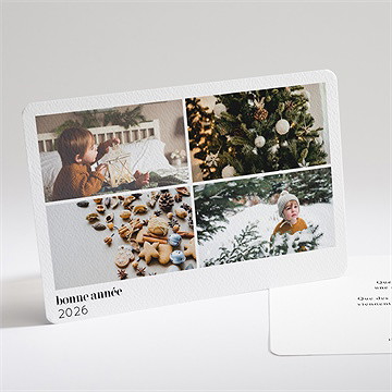 Carte de voeux ambiance d'hiver