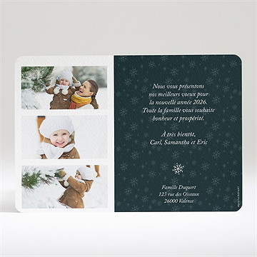 Carte de voeux simple message - Dis de la carte