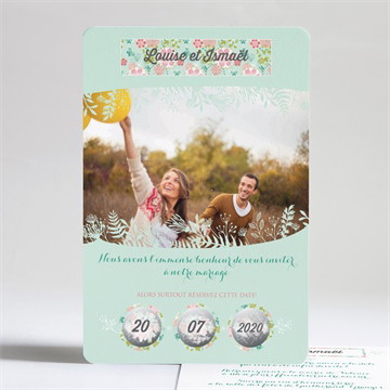 Faire-part mariage le printemps