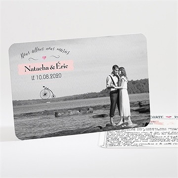 Faire-part mariage symboles