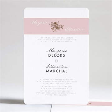 Faire-part mariage annonce classique