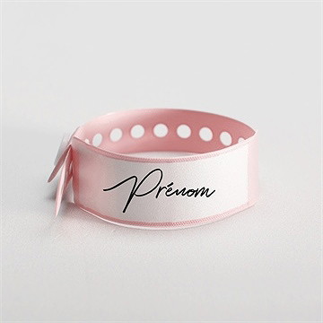 Faire-part naissance une petite puce est née ! - Bracelet de naissance