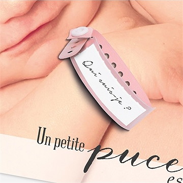 Faire-part naissance une petite puce est née ! - Détail du faire-part