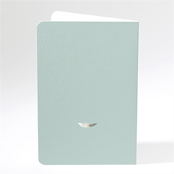 Menu baptême alphabet original - Dos du menu