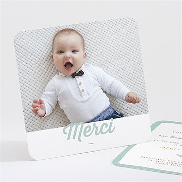 Remerciement baptême alphabet original