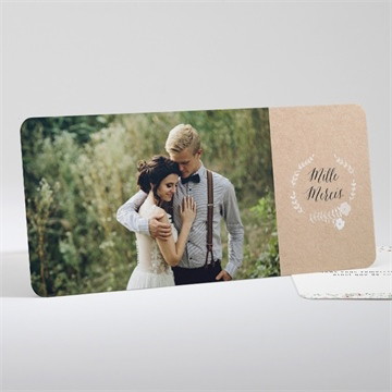 Remerciement mariage fraicheur d'été