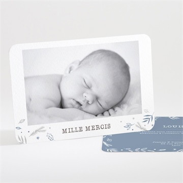 Remerciement naissance 4 belles photos