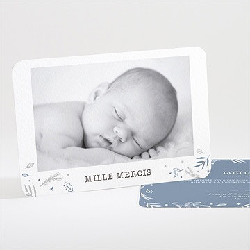 Remerciement naissance 4 belles photos