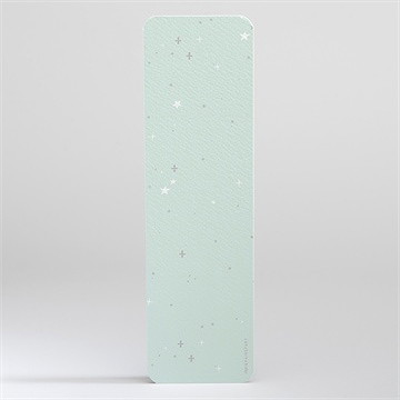 Signet baptême lumière ! - Dos du signet