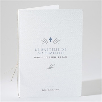 Livret de messe baptême mosaïque de photos