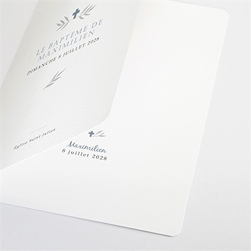 Livret de messe baptême mosaïque de photos - Détail du livret