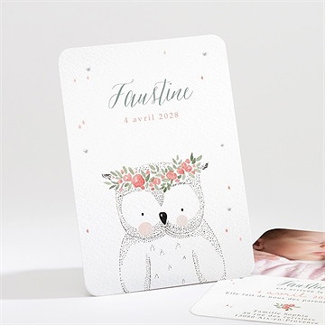 Faire-part naissance ma petite chouette
