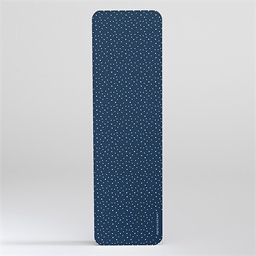 Signet baptême motifs et autres pois - Dos du signet