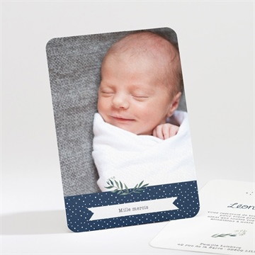 Remerciement baptême motifs et autres pois