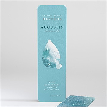 Signet baptême eau sacrée
