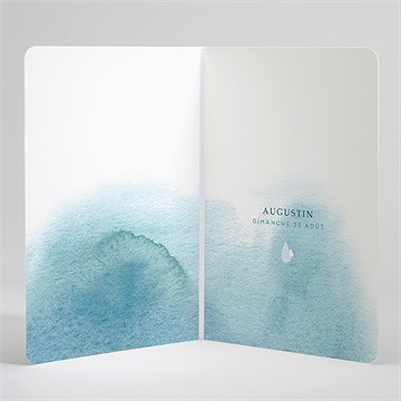 Livret de messe baptême eau sacrée - Intérieur du livret