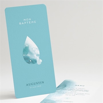 Menu baptême eau sacrée