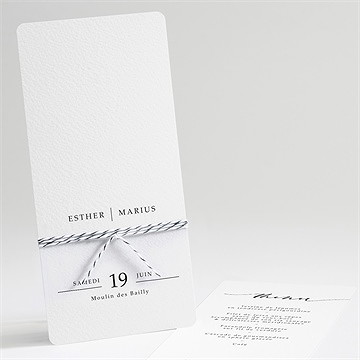 Menu mariage liés pour toujours