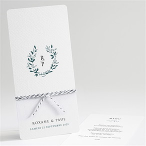 Menu mariage belle couronne