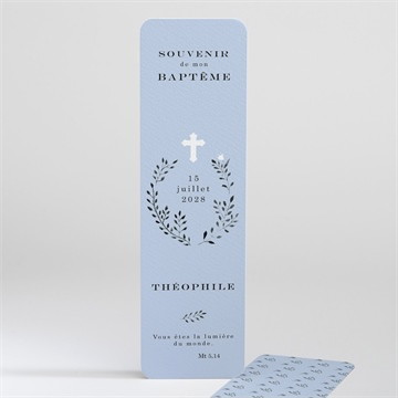 Signet baptême annonce en relief