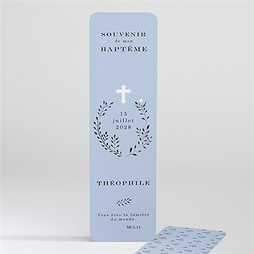 Signet baptême annonce en relief