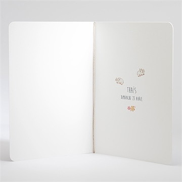 Livret de messe baptême enfant bercé de tendresse - Intérieur du livret