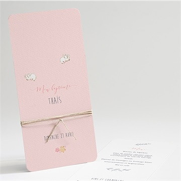 Menu baptême enfant bercé de tendresse