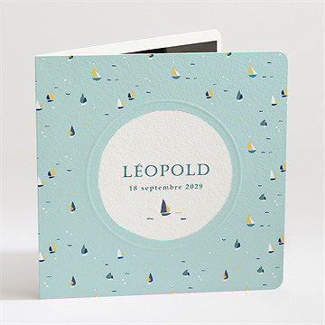 Faire-part naissance petit bateau