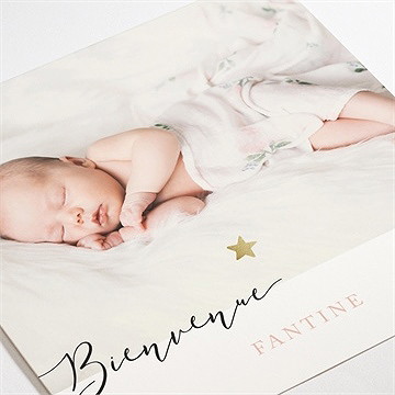 Faire-part naissance bienvenue ! - Détail du faire-part