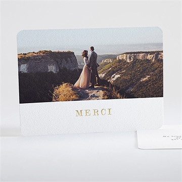 Remerciement mariage notre horizon