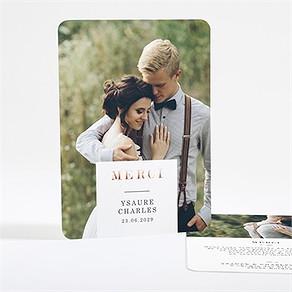 Remerciement mariage vous dire merci